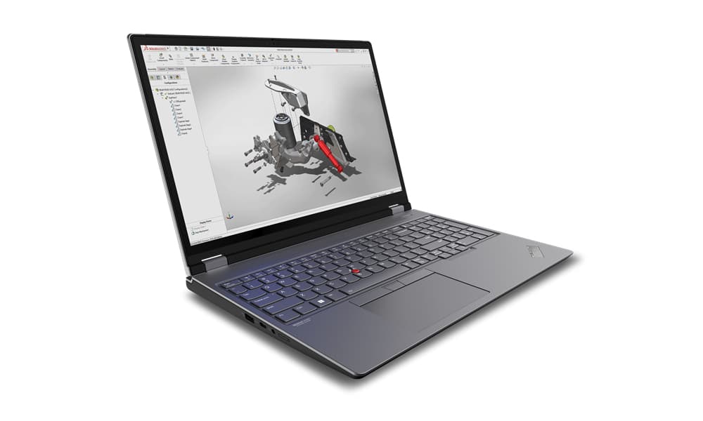 Lenovo Lenovo ThinkPad P16 Gen 2 MOBILE WORKSTATION Core™ i9-13950HX 4TB SSD 128GB 16" (3840x2400) OLED TOUCHSCREEN WIN11 Pro NVIDIA® RTX 5000 16384MB STORM GREY Backlit Keyboard FP Reader
