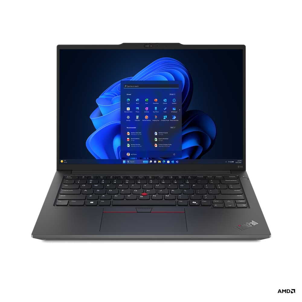 Lenovo Lenovo ThinkPad E14 Gen 6 AMD Ryzen™ 5 7535U 512GB SSD 16GB 14" (1920x1200) WIN11 Pro BLACK Backlit Keyboard FP Reader