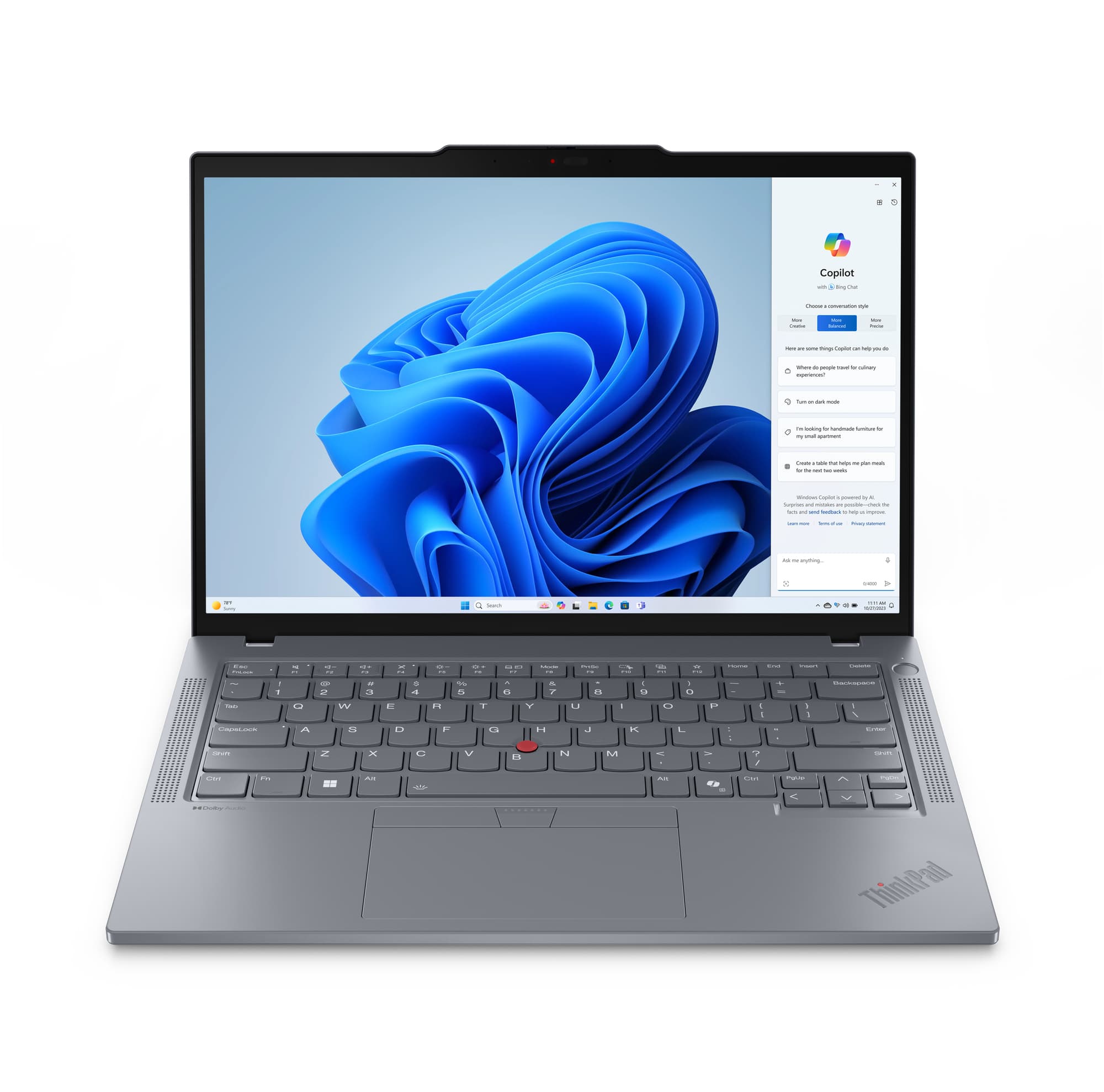 Lenovo Lenovo ThinkPad T14 Gen 5 Core™ Ultra 7 155U 512GB SSD 16GB 14" (1920x1200) WIN11 Pro GRAY Backlit Keyboard FP Reader
