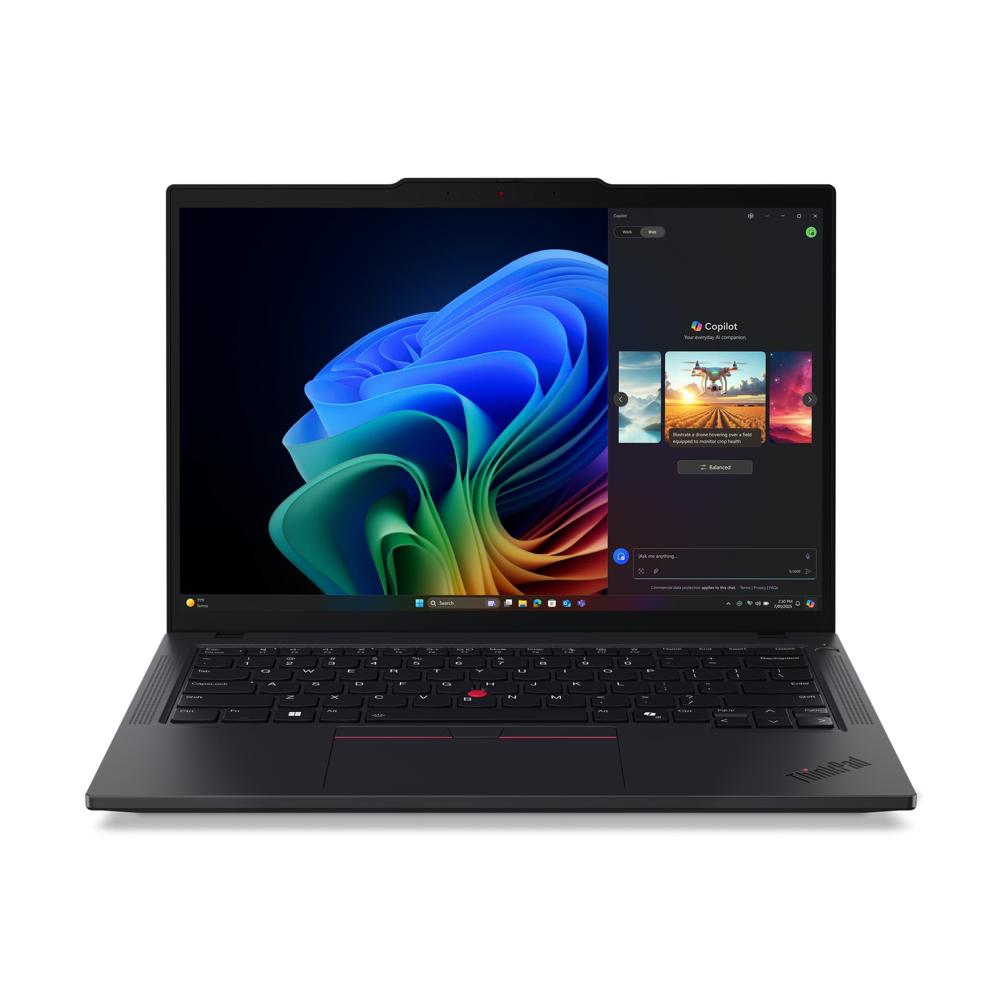 Lenovo Lenovo ThinkPad T14 Gen 6 ThinkPad T14 Gen 6 AMD Ryzen™ AI 7 PRO 350 512GB SSD 16GB 14" WUXGA (1920x1200) WIN11 Pro BLACK Backlit Keyboard FP Reader 0.43" thin, 3.05 lbs.
