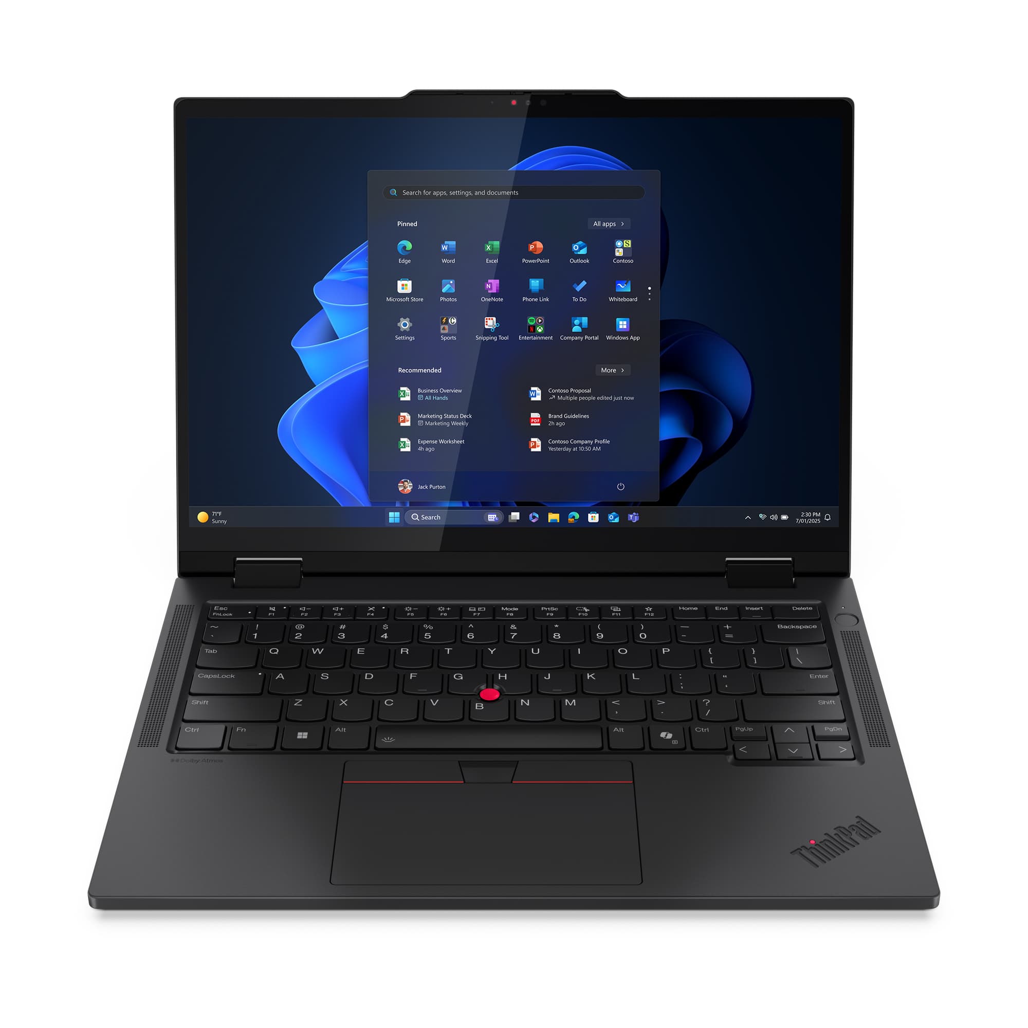 Lenovo Lenovo ThinkPad T14s 2-IN-1 Core™ Ultra 7 255U 1TB SSD 16GB 14" WUXGA (1920x1200) TOUCHSCREEN IPS WIN11 Pro ECLIPSE BLACK Backlit Keyboard FP Reader + Lenovo Yoga Pen
