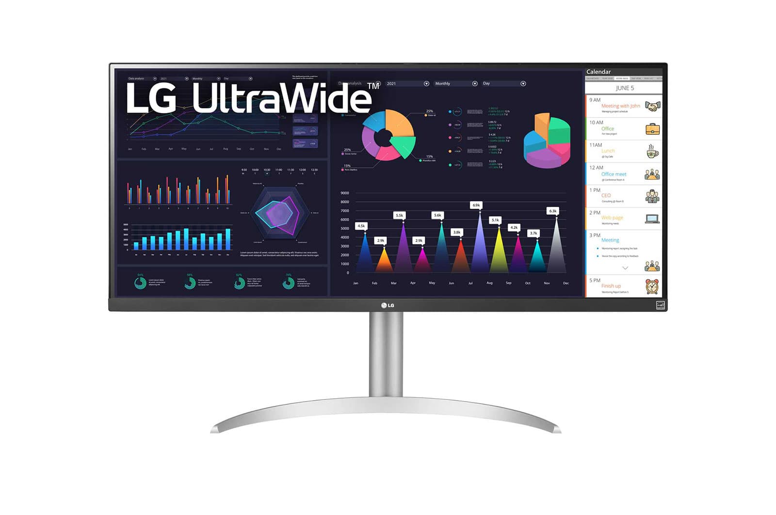 LG LG 34WQ650 UltraWide 34" 1080p HDR 400 100Hz IPS Monitor