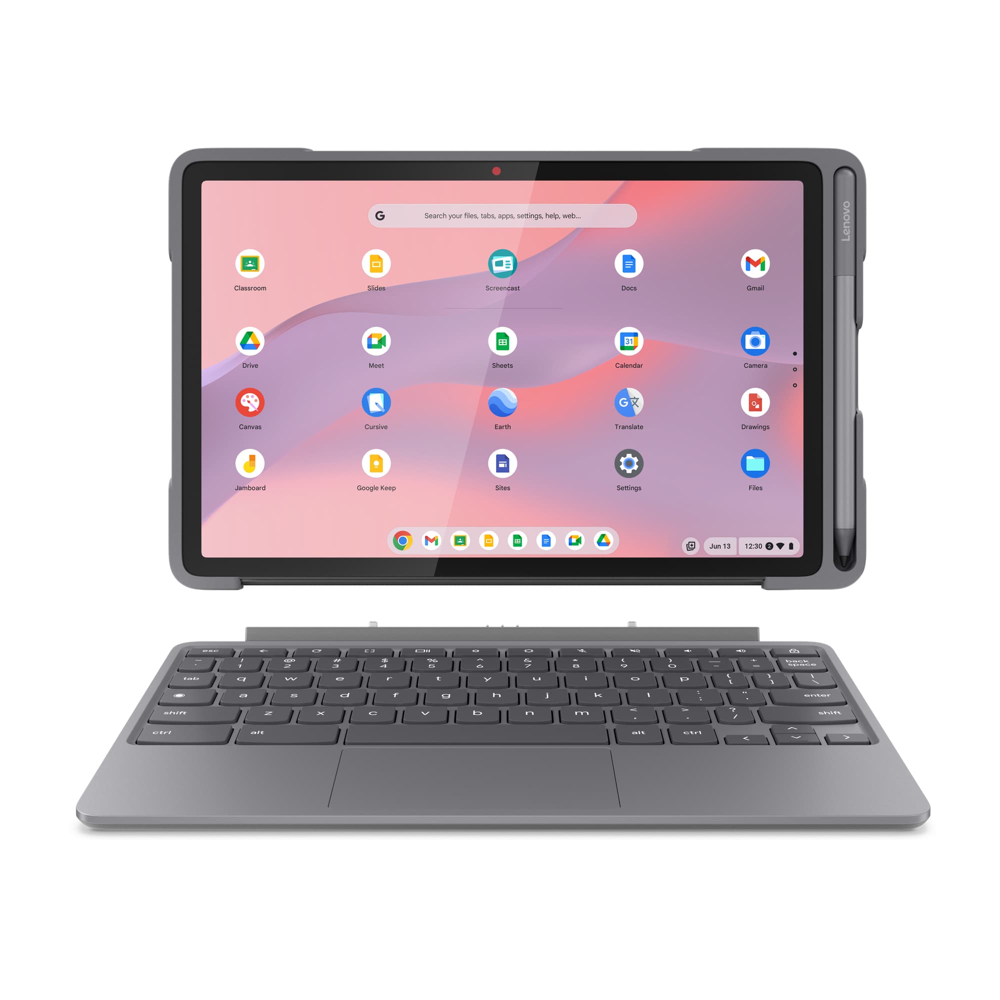 Lenovo Lenovo Duet EDU G2 Chromebook MediaTek Kompanio 838 64GB eMMC 4GB 10.9" (1920x1200) WUXGA TOUCHSCREEN Chrome OS LUNA GRAY