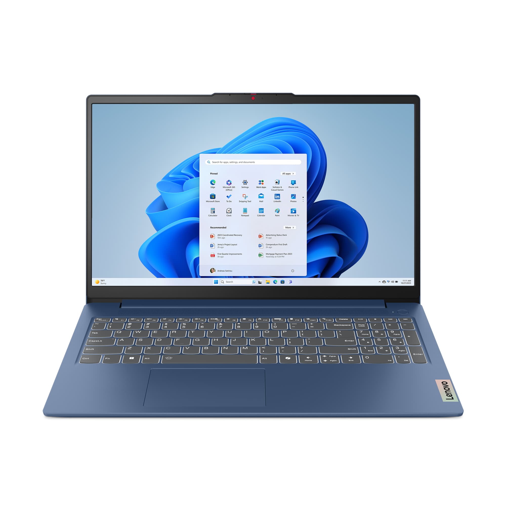 Lenovo Lenovo IdeaPad Slim 3i 15ITN9 Processor N150 128GB UFS 8GB 15.6" (1920x1080) WIN11 ABYSS BLUE
