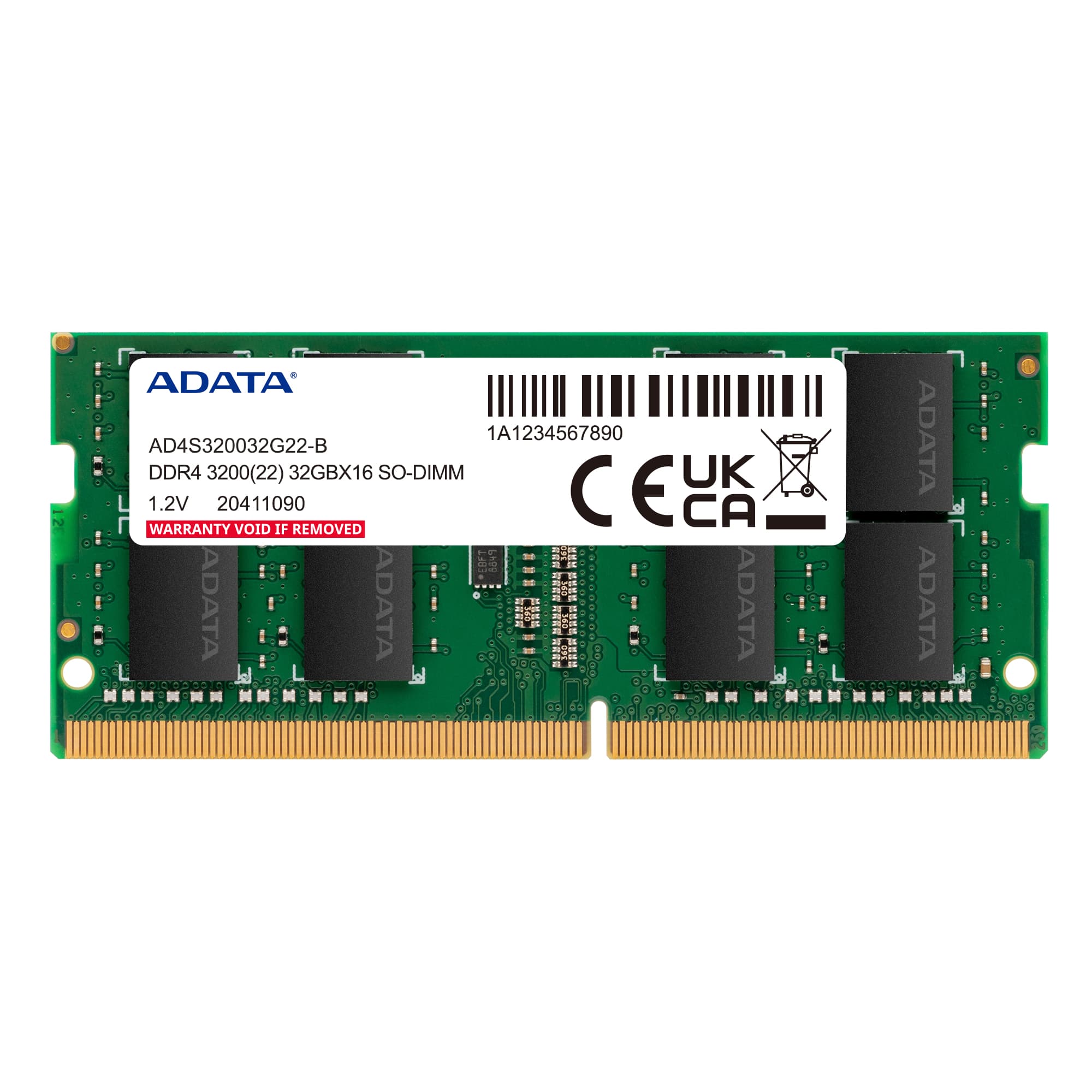 ADATA ADATA 16GB DDR4 SO-DIMM 3200 MT/s CL22 Memory Module