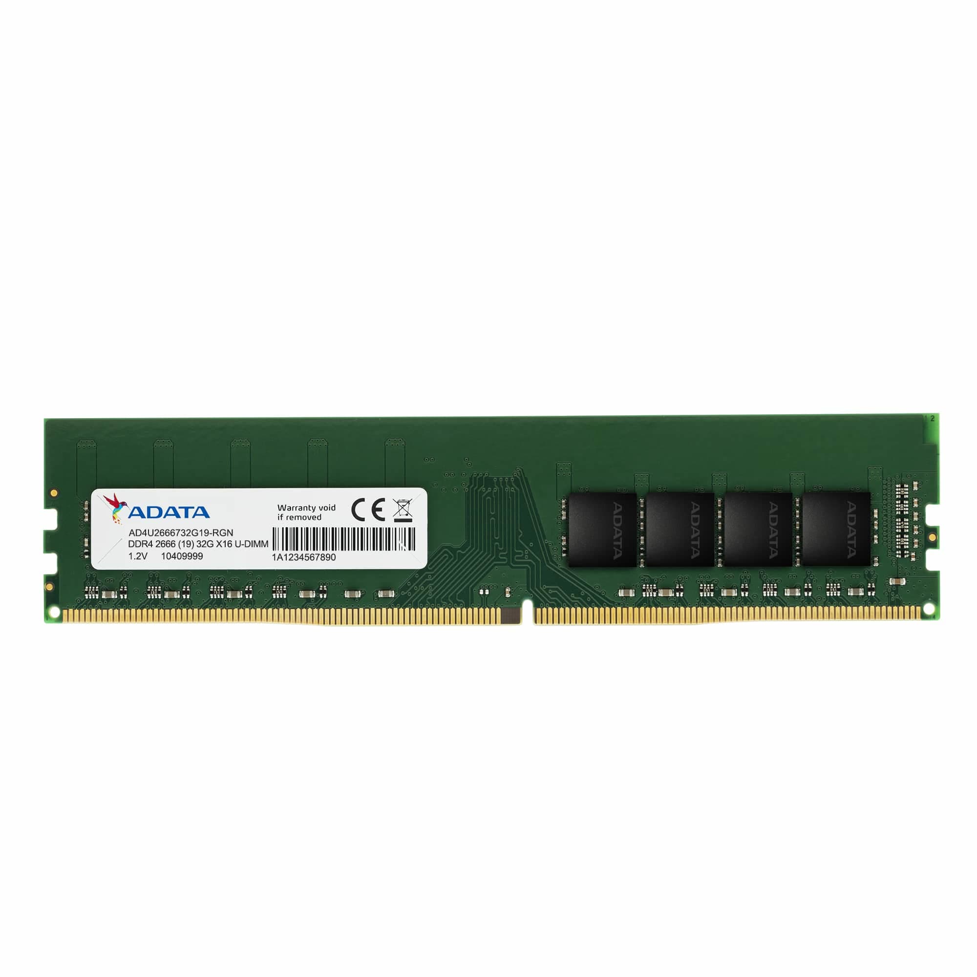 ADATA ADATA 8GB DDR4 U-DIMM 2666 MT/s CL19 Memory Module (Single Tray)