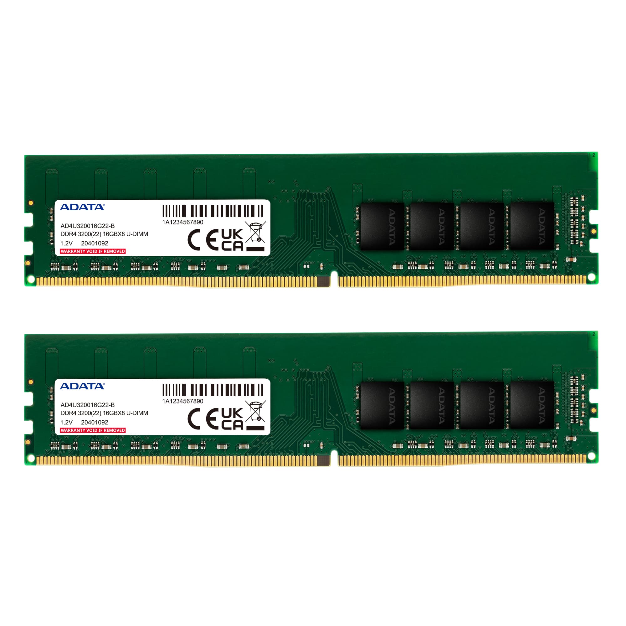 ADATA ADATA 16GB DDR4 U-DIMM 3200 MT/s CL22 Memory Module