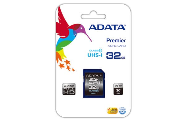 ADATA ADATA SDHC 32GB UHS-I CLASS10 Memory Card (Retail)