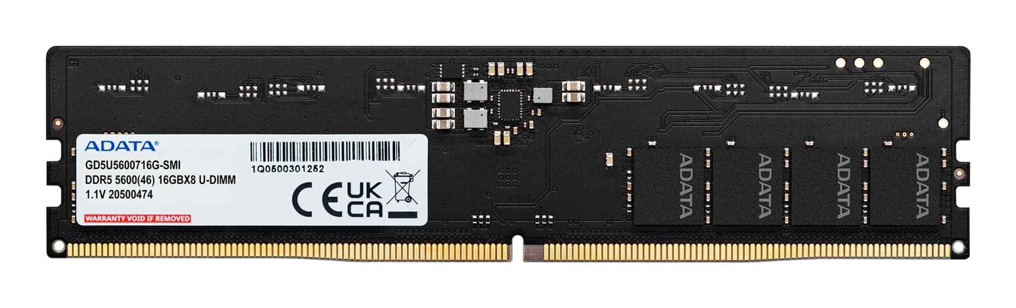 ADATA ADATA 32GB DDR5 U-DIMM 5600 MT/s CL46 Memory Module (Single Tray)
