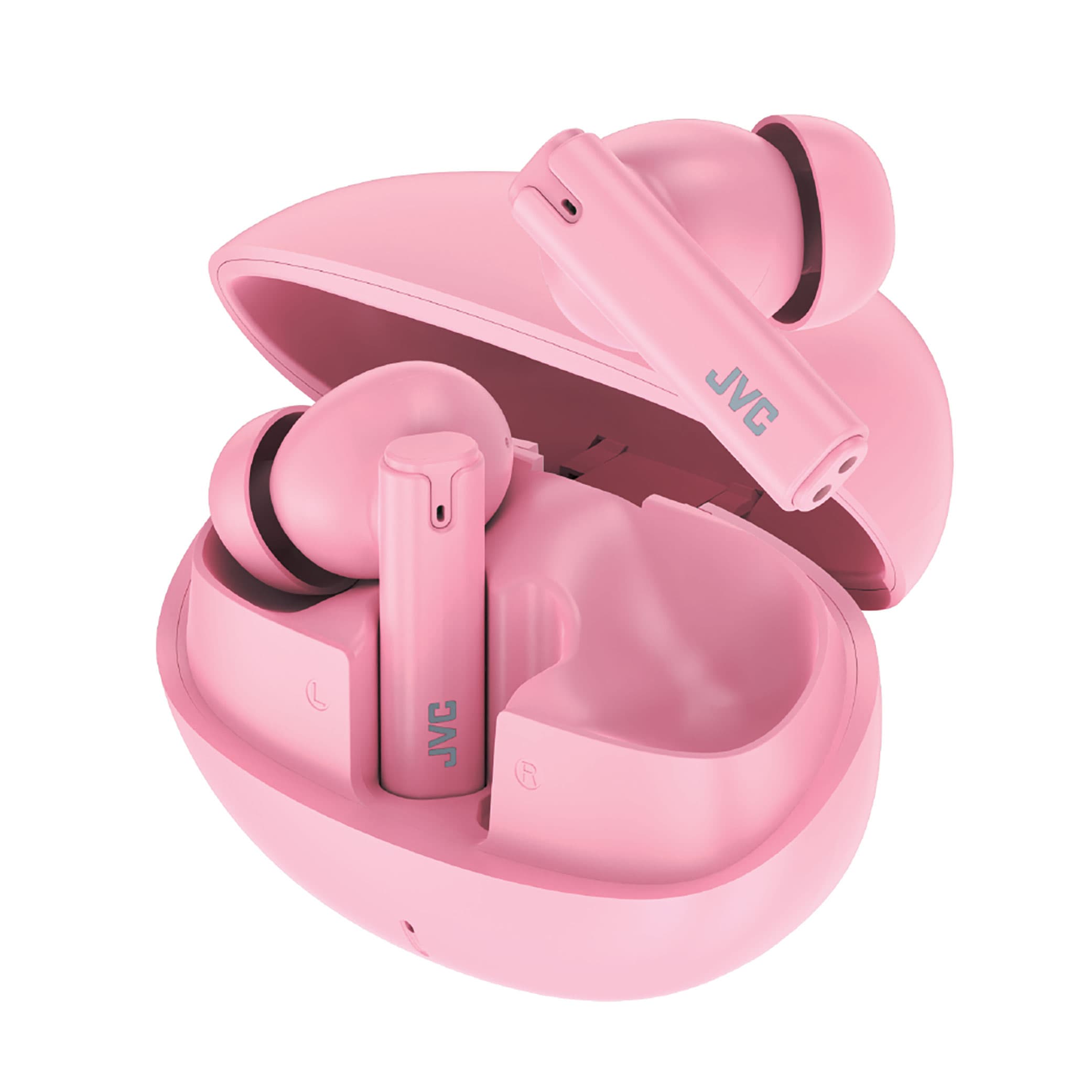 JVC JVC D6T Earbud Style True Wireless Headphones (Pink)