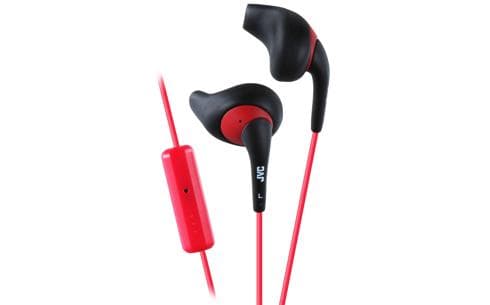 JVC JVC Sport Earbuds with long colored cord (Black and Red)