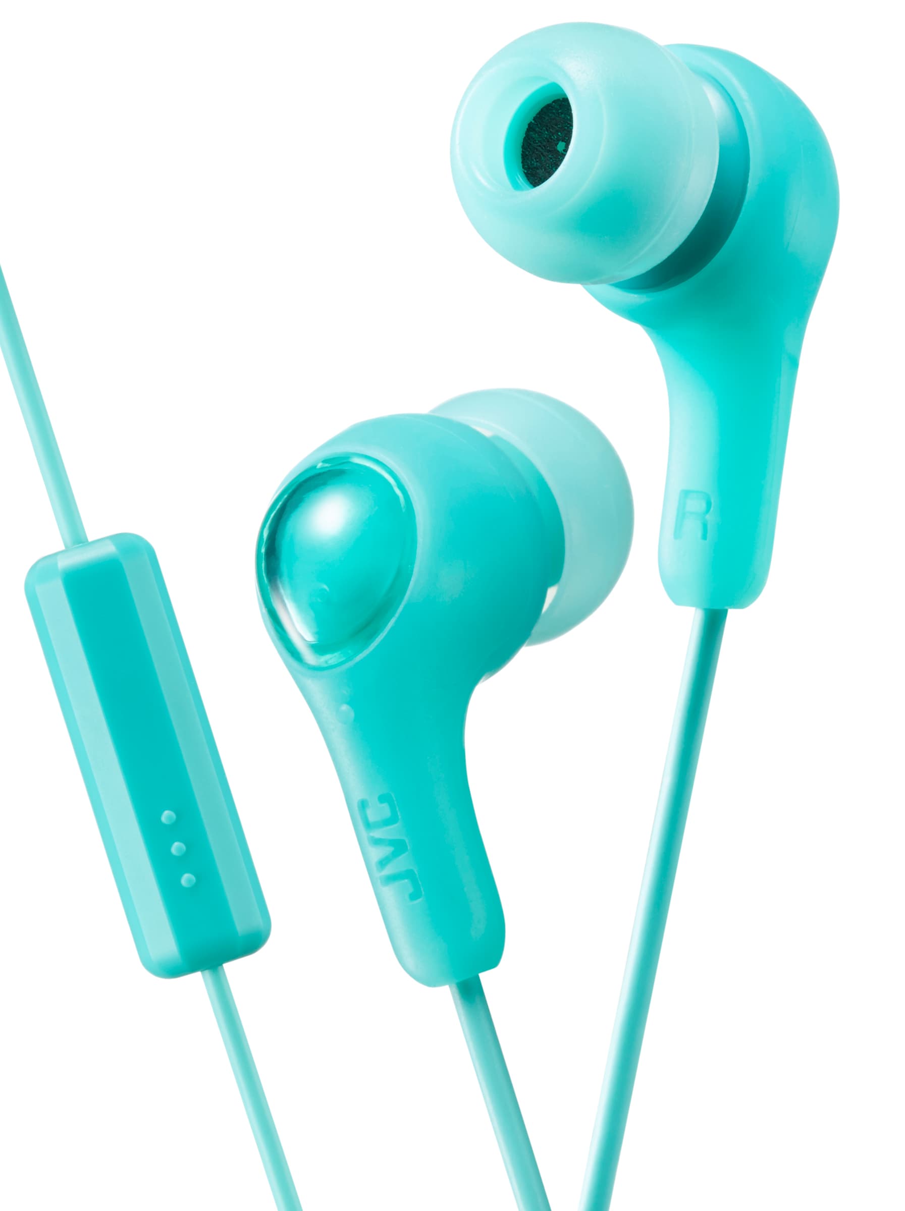 JVC JVC gumy wired earphone with remote and microphone (Green)