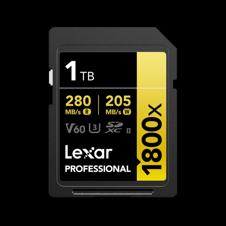 Lexar Lexar Professional 1800x SDXC UHS-II Card 256GB