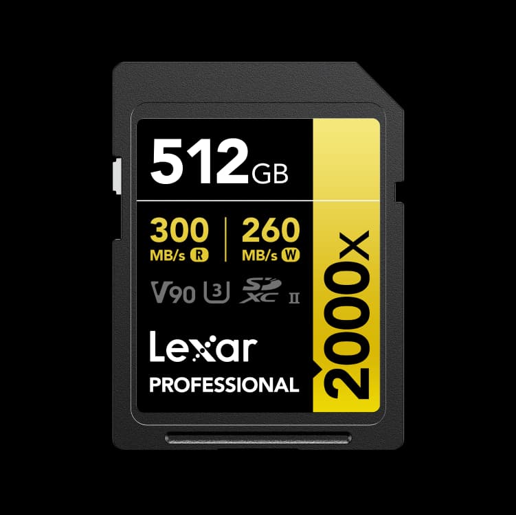 Lexar Lexar Professional 2000x SDHC/SDXC UHS-II Card 512GB