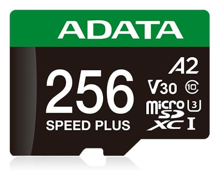 ADATA ADATA MICROSDXC 256GB UHS-I U3 V30 Memory Card (Retail with Adapter)