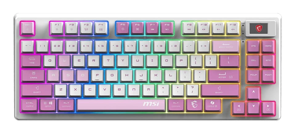 MSI MSI Forge GK600 Tenkeyless Wireless Gaming Keyboard (Violet)
