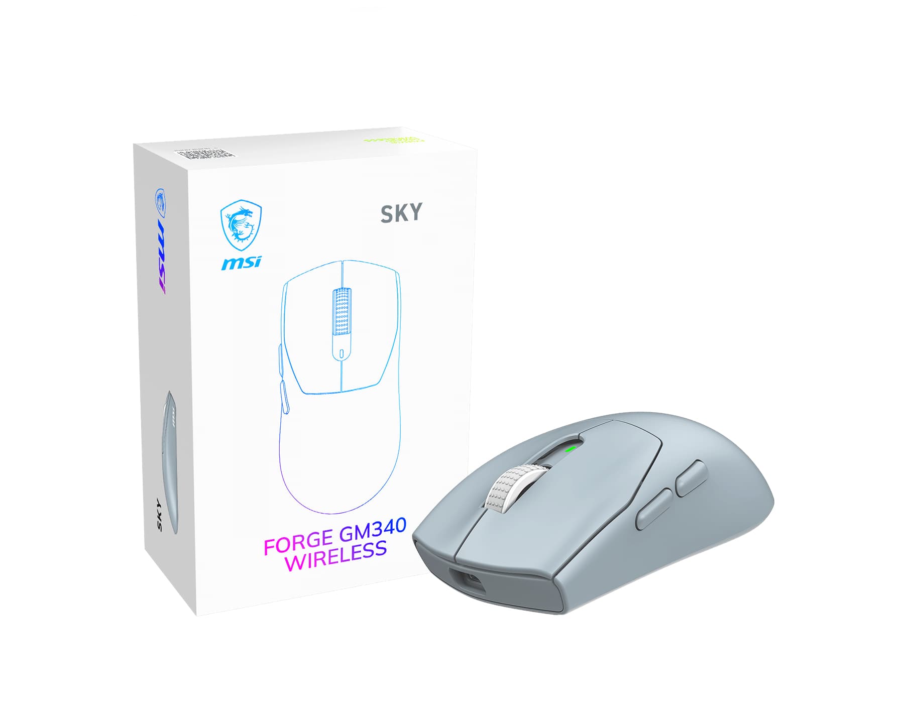 MSI MSI Forge GM340 Wireless Gaming Mouse (Sky)