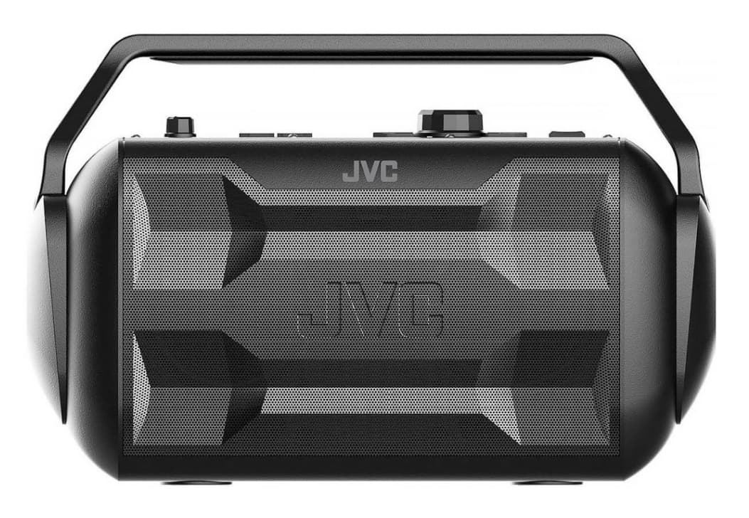 JVC JVC Rover Portable Indoor/Outdoor Bluetooth Speaker, 30 Watts Powerful Sound, 30 Hours Battery, IPX4 Water Resistant, USB Port and Microphone/Guitar Input